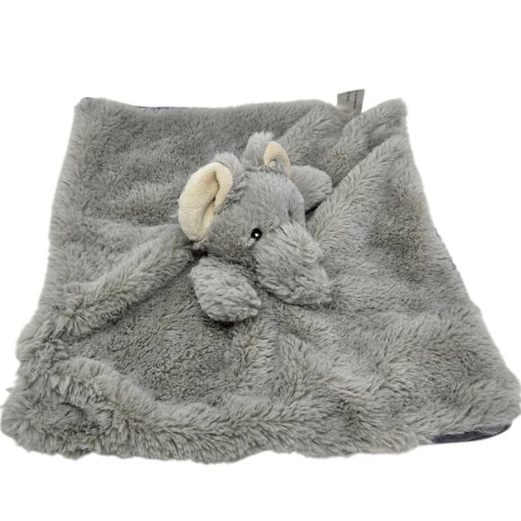 Maxx Marketing Elephant Gray Lovey Security Baby Blanket Comfort Stuffed Animal - Picture 5 of 8